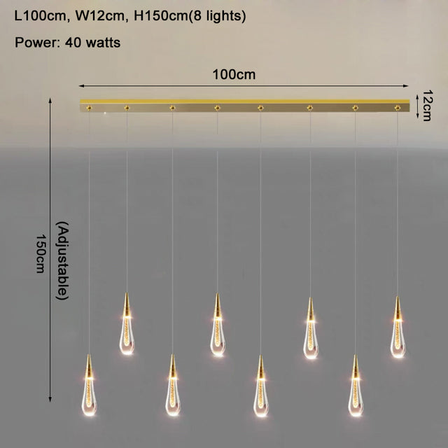 Cadere Water Drop Lighting Fixture