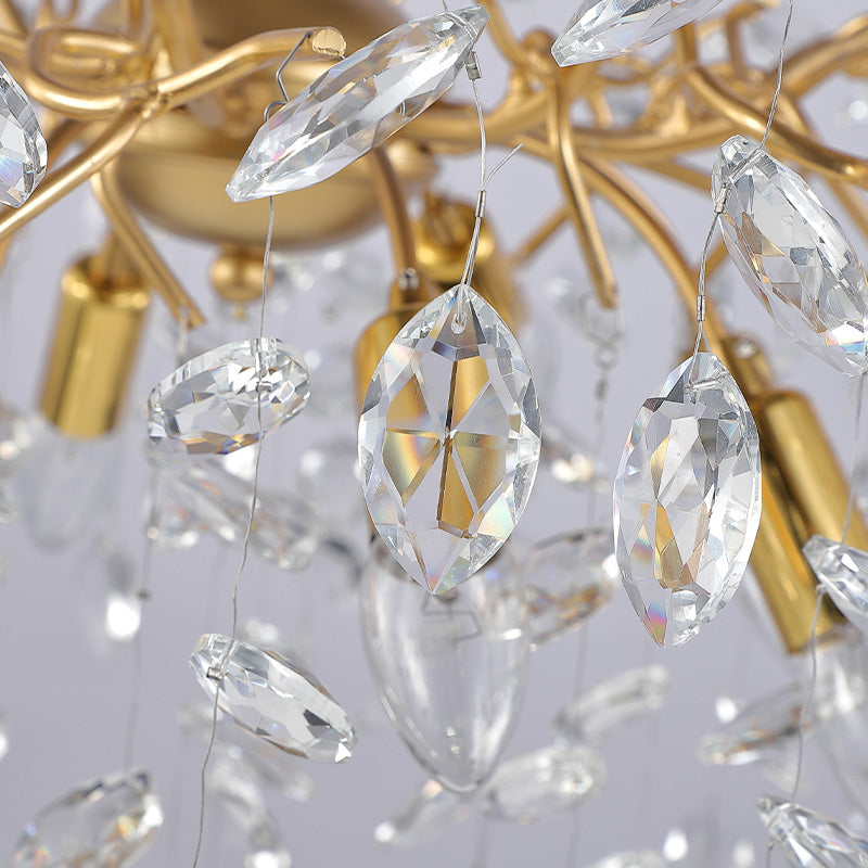 Luxury Branch Ceiling Chandelier for Dining Room 31.5" D