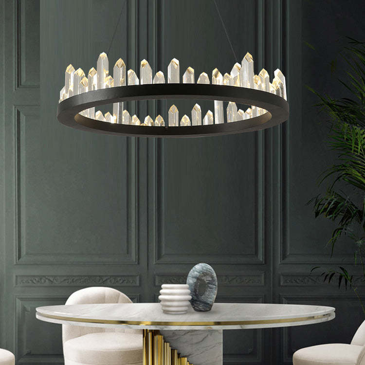 Lydia Crystal Ring Chandelier