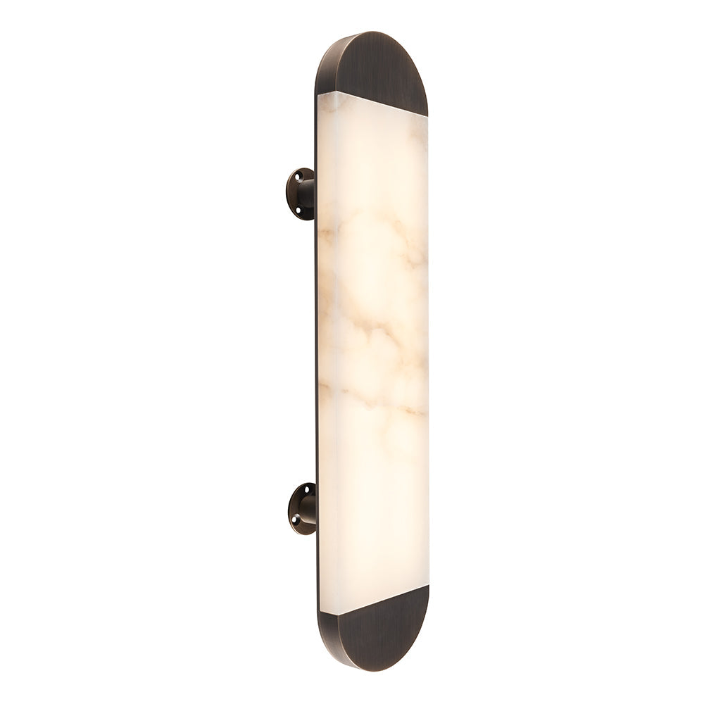 Ghost alabaster wall sconce