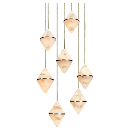 Gem Circular Cluster Chandelier 7