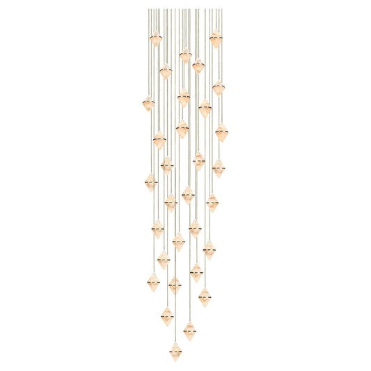 Gem Circular Cluster Chandelier 30