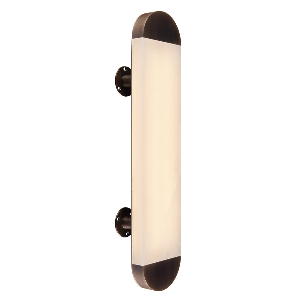 Ghost alabaster wall sconce