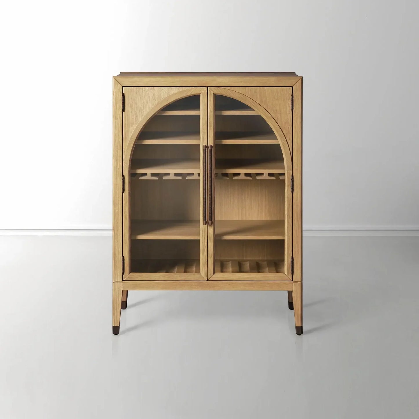 Hattie Low Bar Cabinet in Oak 36"W