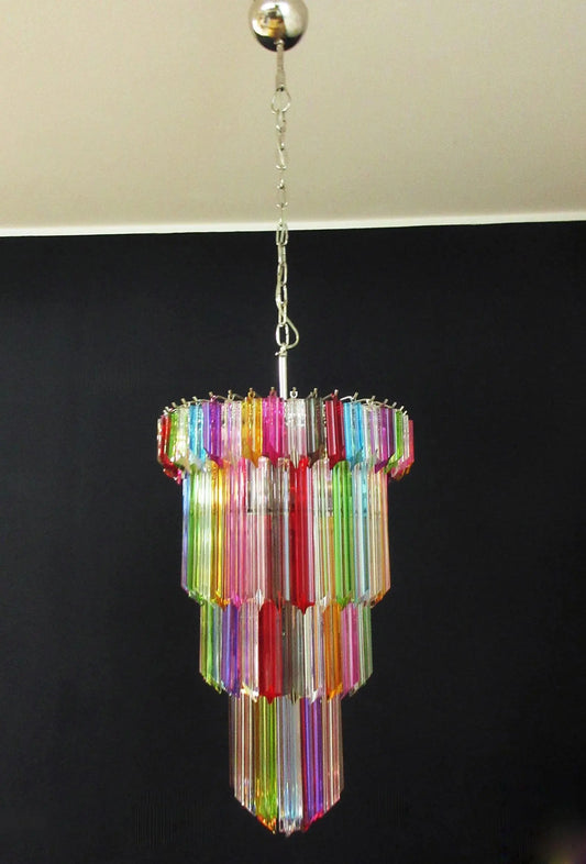 Murano Chandelier – 111 prisms – Multi