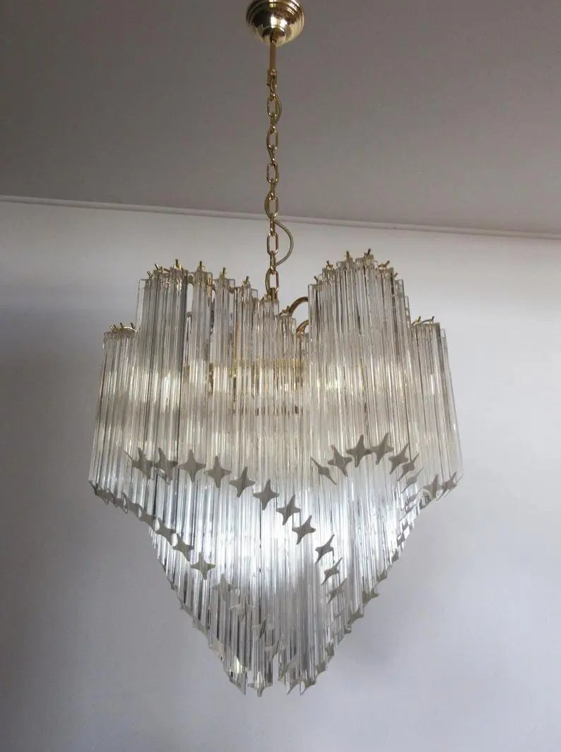 Murano Chandelier – Viennetta -114 prims – Transparent