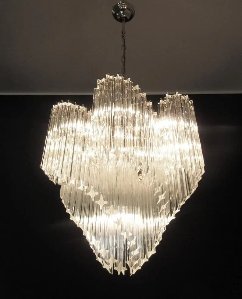 Murano Chandelier – Viennetta -114 prims – Transparent
