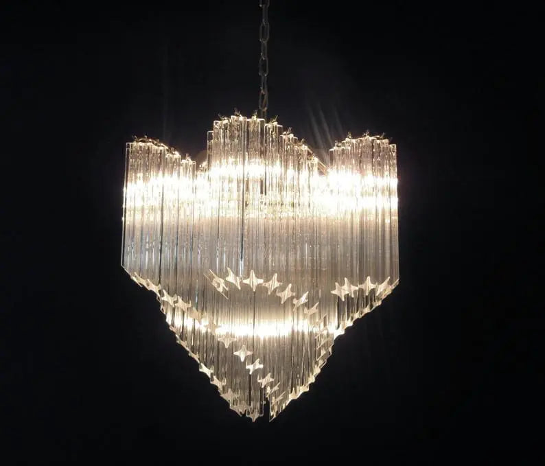 Murano Chandelier – Viennetta -114 prims – Transparent