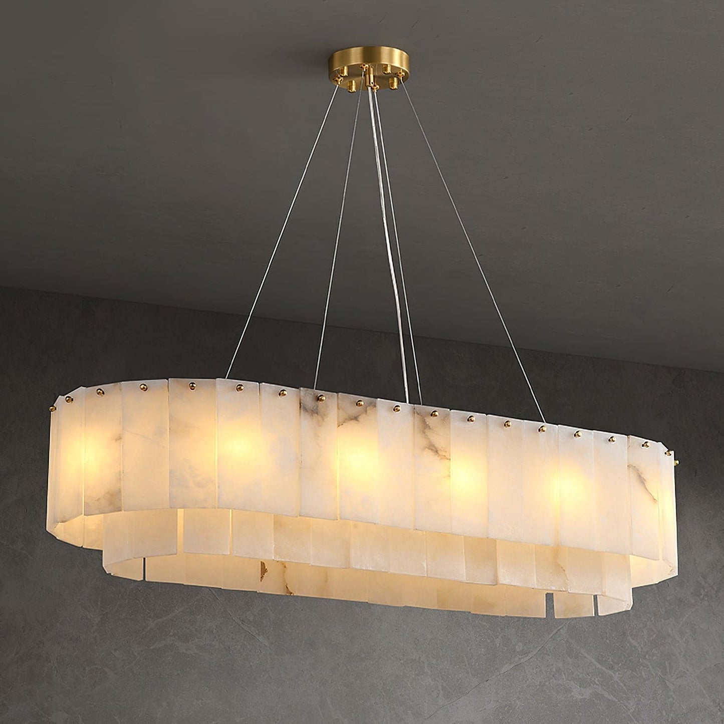 Joan Alabaster Chandelier