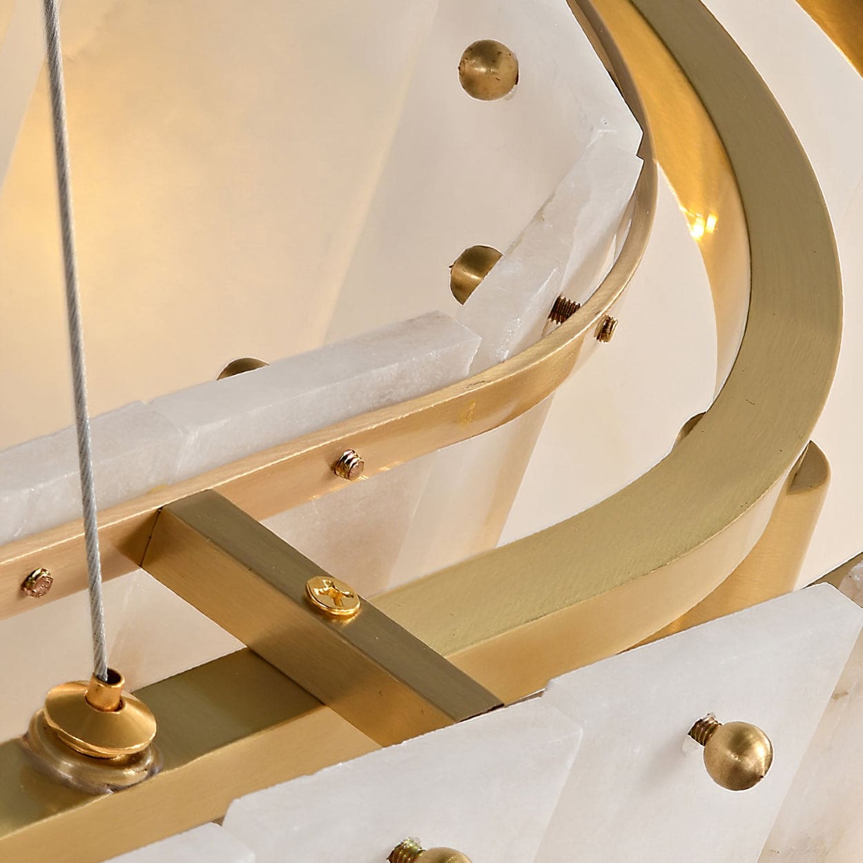 Joan Alabaster Chandelier