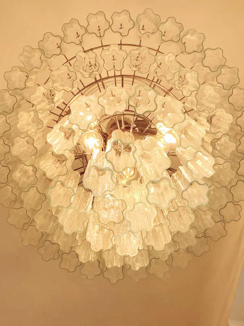 Murano Chandelier – 78 tubes – Transparent