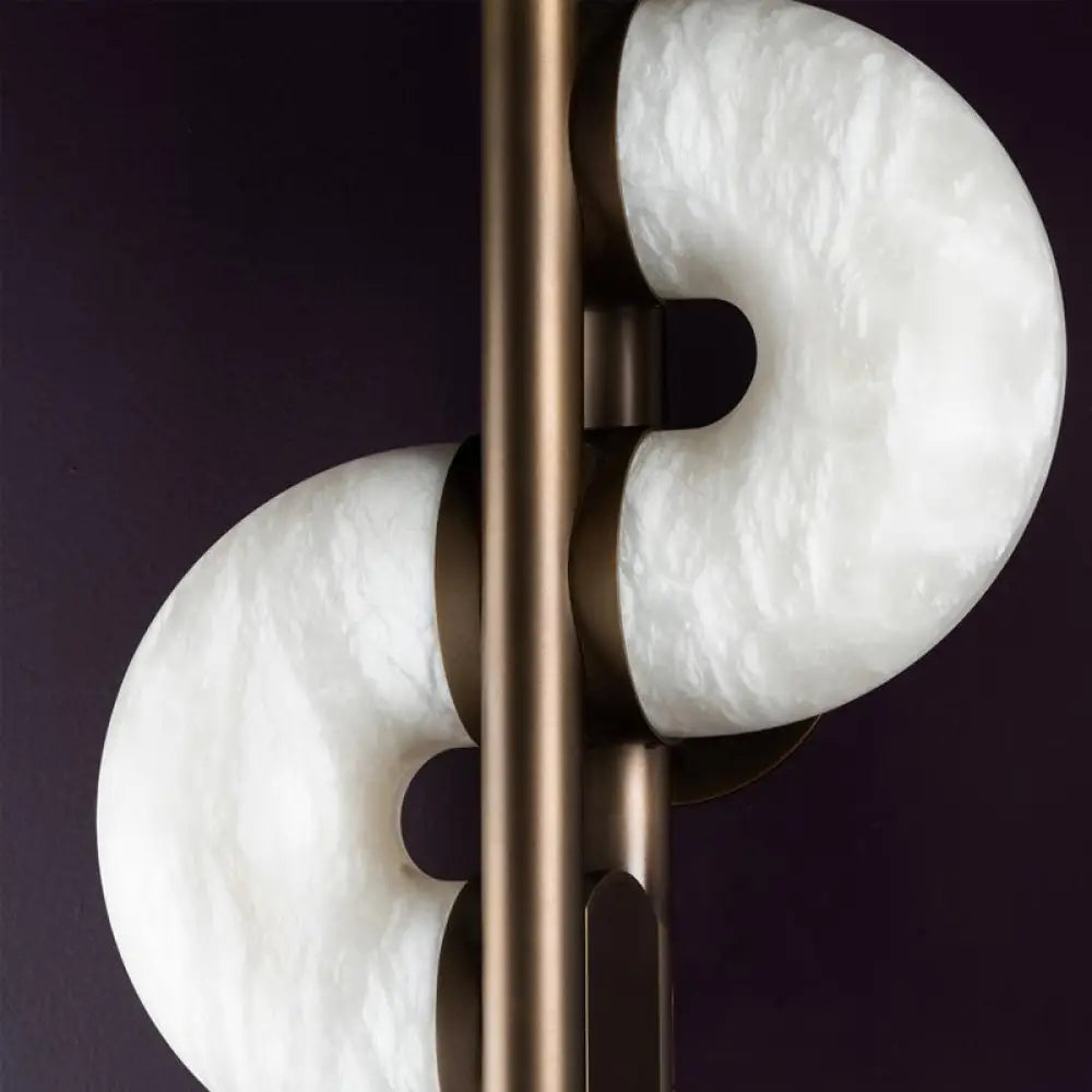 Modern Alabaster Wall Sconce