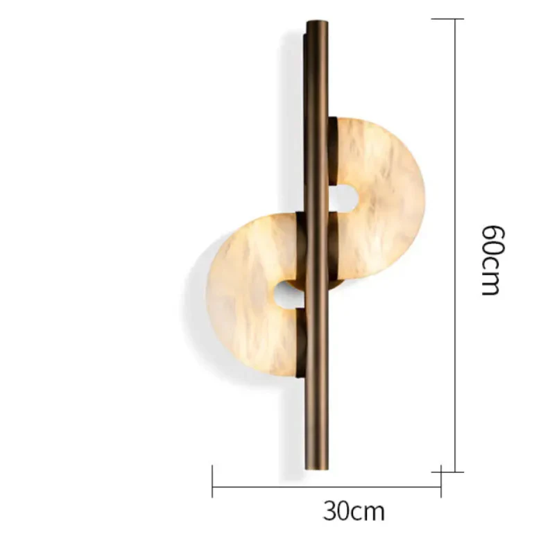 Modern Alabaster Wall Sconce
