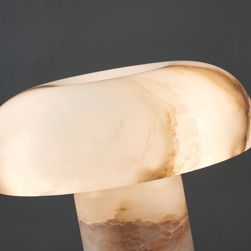 Alabaster Dome Table Lamp