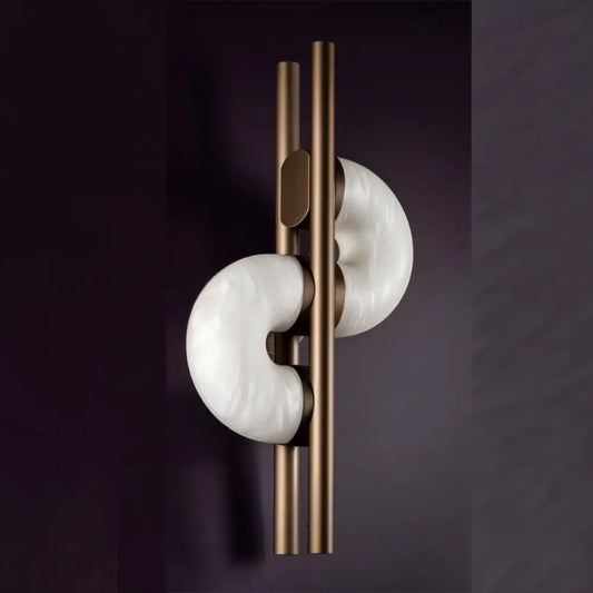 Modern Alabaster Wall Sconce