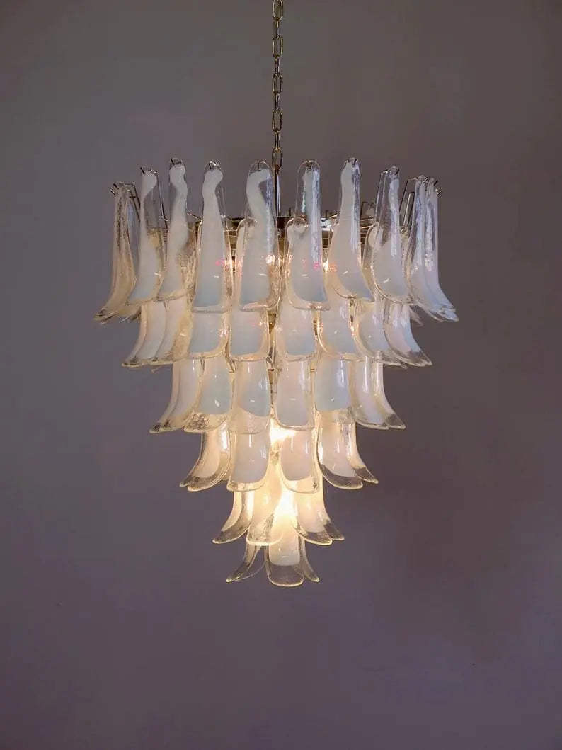 Murano Chandelier – 75 petals – Transparent