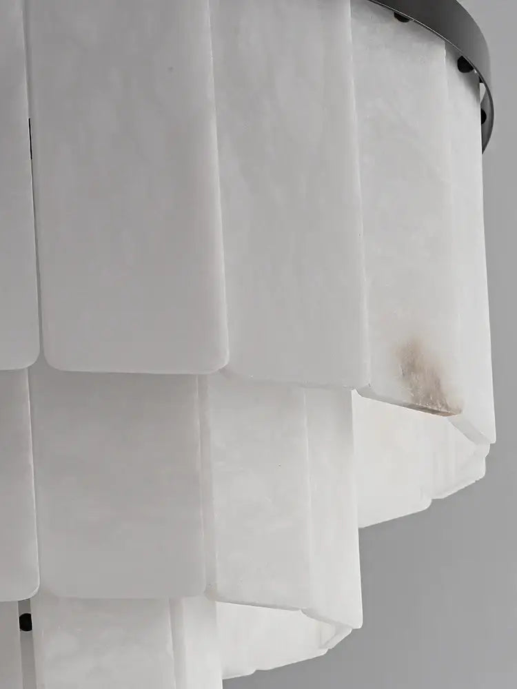 Natural Alabaster Chandelier