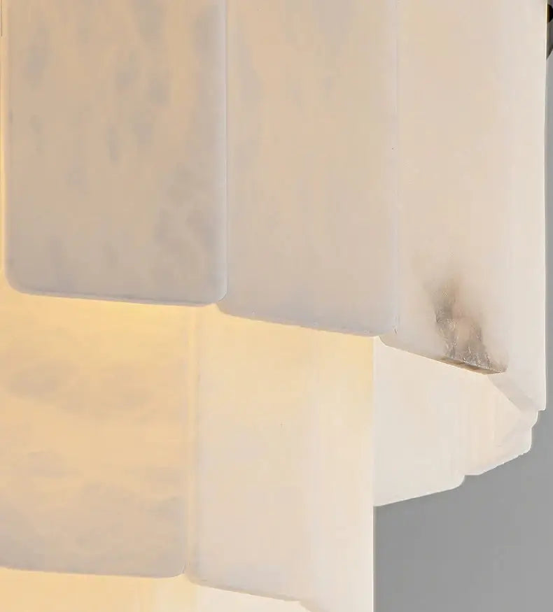 Natural Alabaster Chandelier