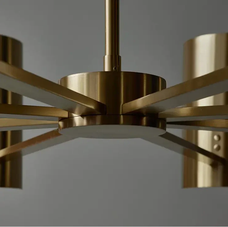 Spanish Alabaster Linear Chandelier