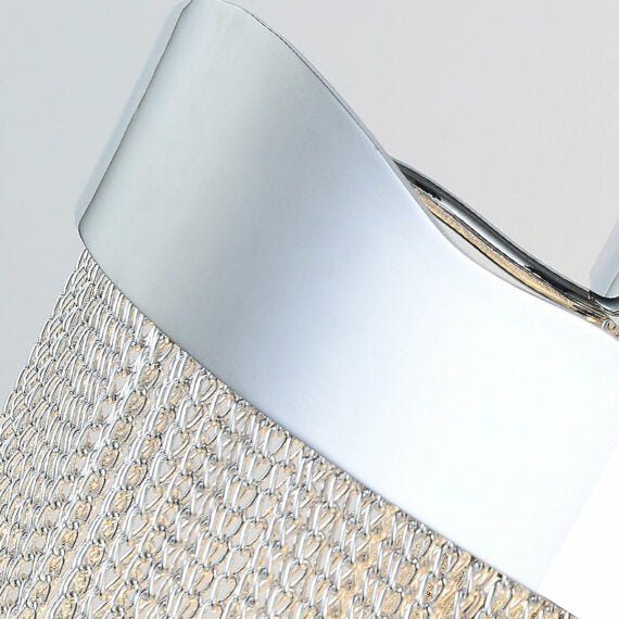 Modern 3 Lights Stacking Chain Tassel Wall Sconce