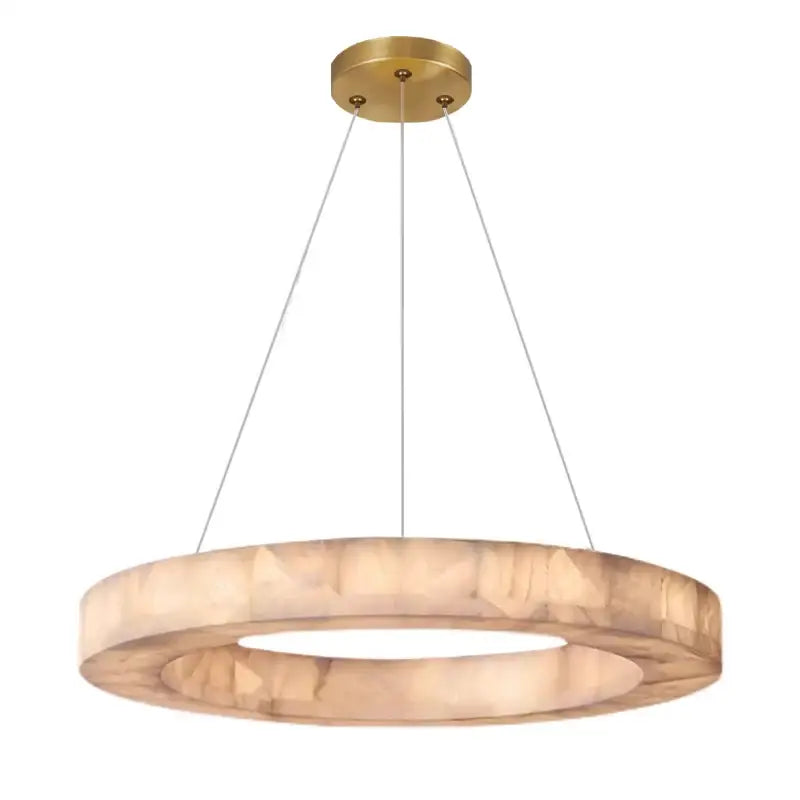 Round Marble Chandelier