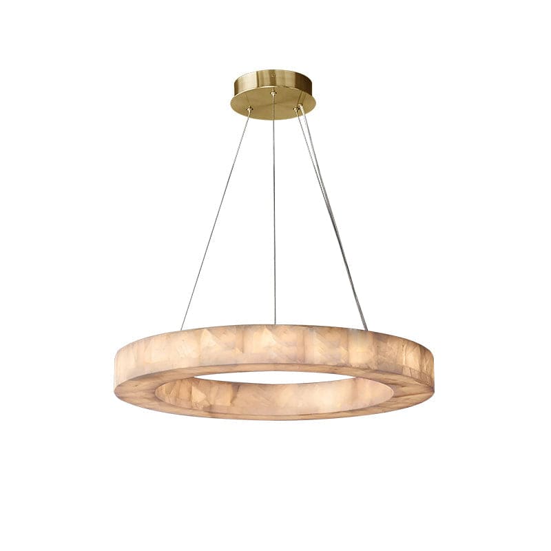 Round Marble Chandelier