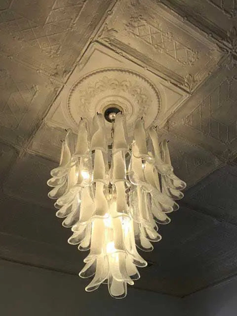 Murano Chandelier – 75 petals – Transparent